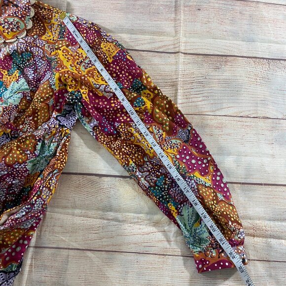 Kika Vargas X Target Women's Floral Long Sleeve Mini Dress - Small - Picture 12 of 13